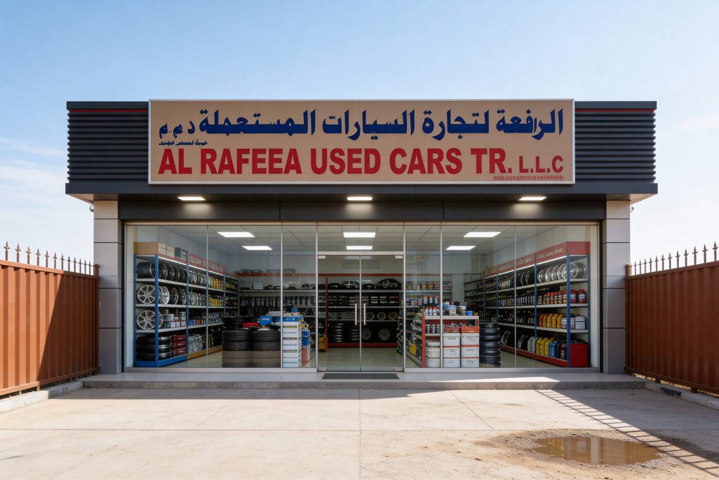 Lifting for used car trading