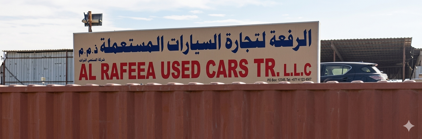 Lifting for used car trading