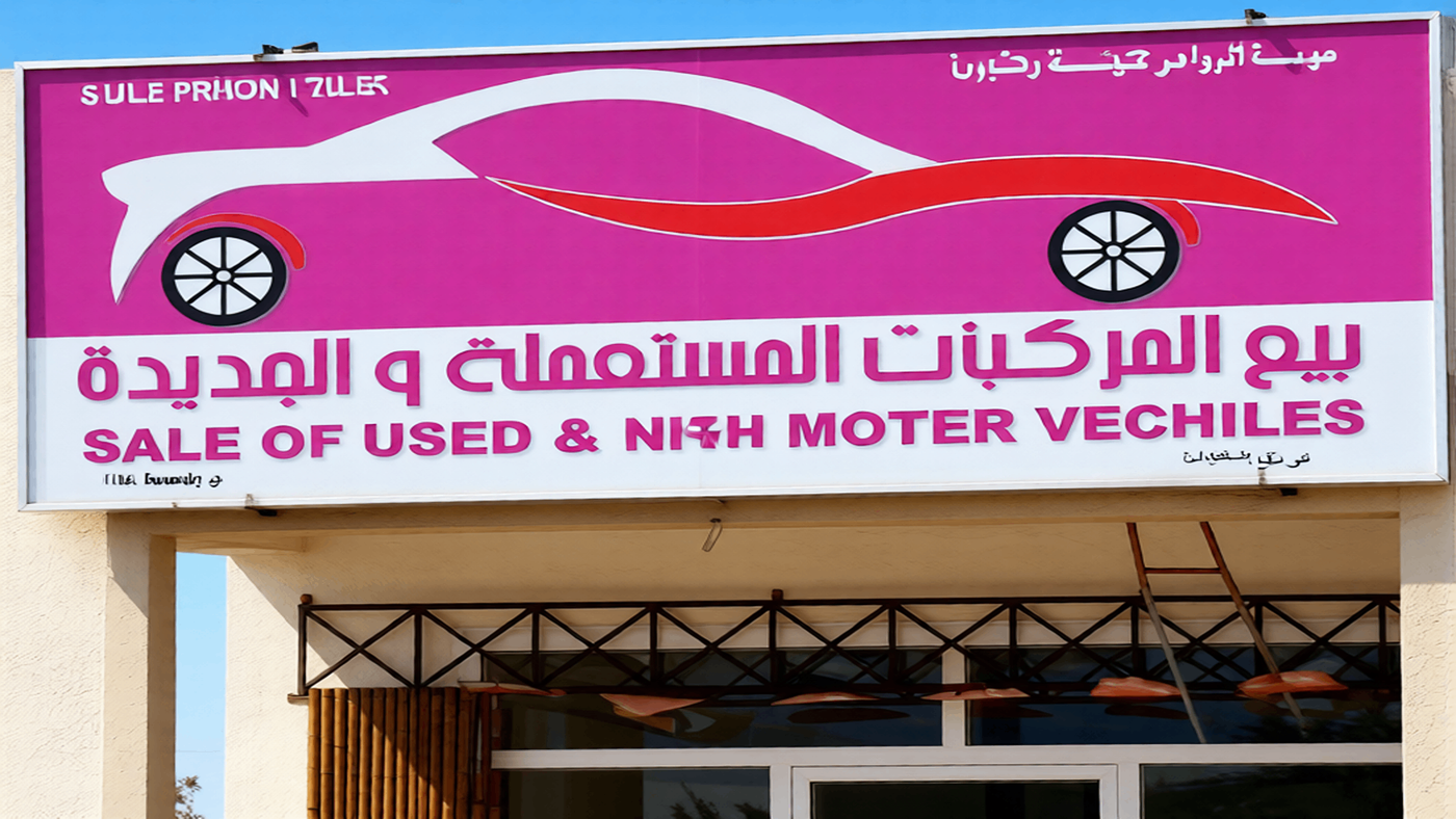 Sale of used and new vehicles